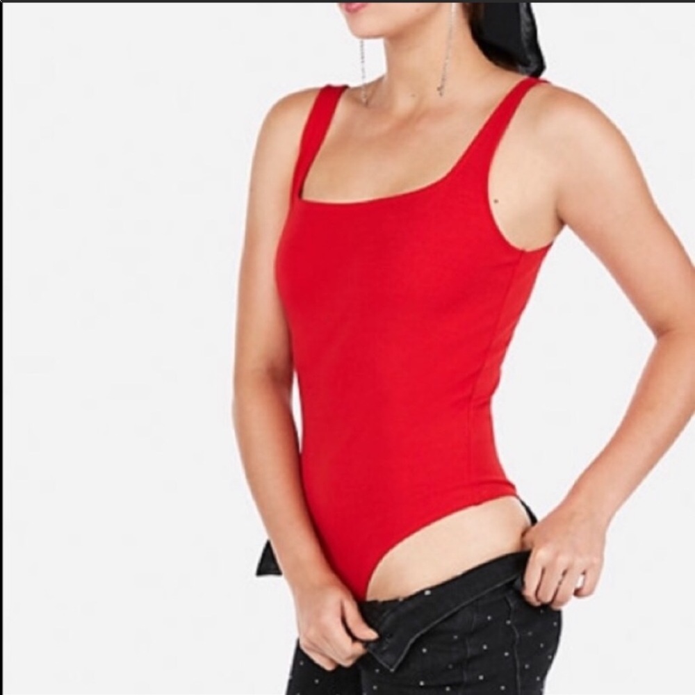 NWT EXPRESS square neck sexy bodysuit